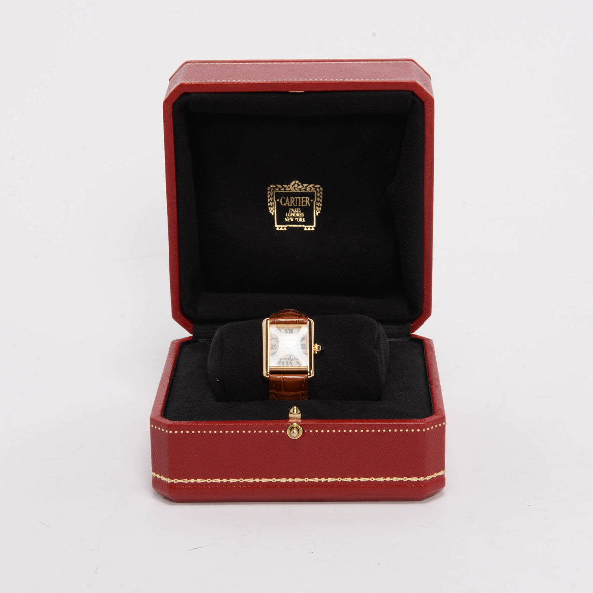 Cartier Yellow Gold Tank Louis Cartier Small Model Watch