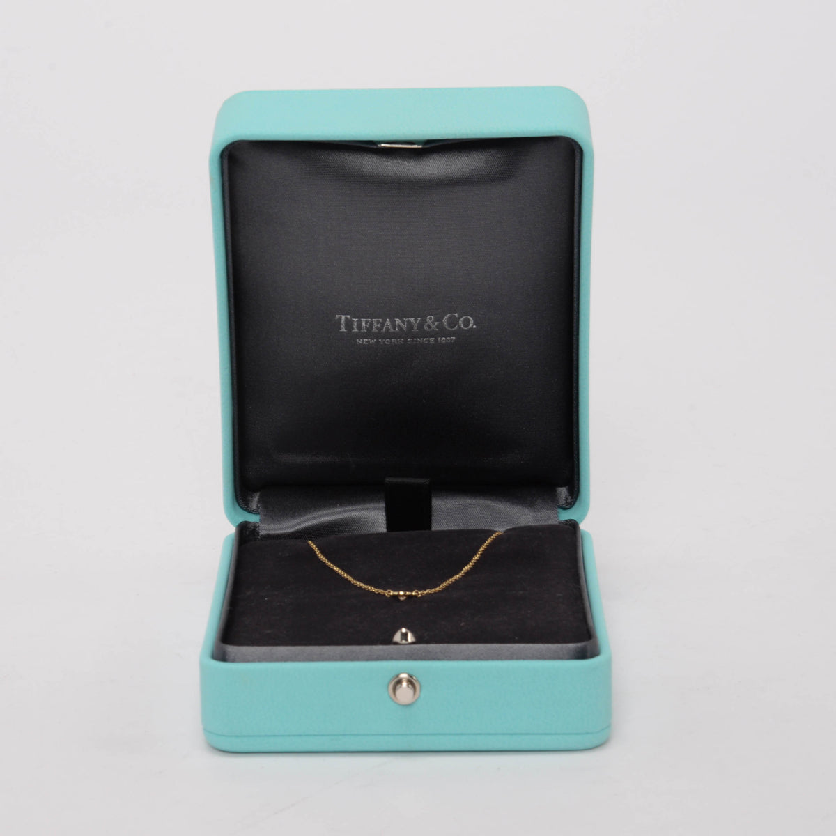 Tiffany & Co Yellow Gold Elsa Peretti Diamonds By The Yard Necklace