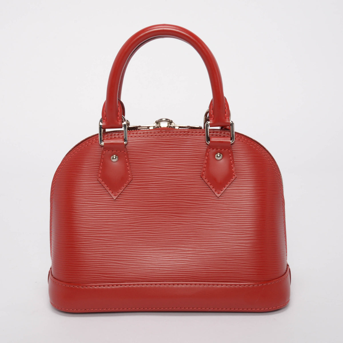 Louis Vuitton Carmine Red Epi Leather Alma BB