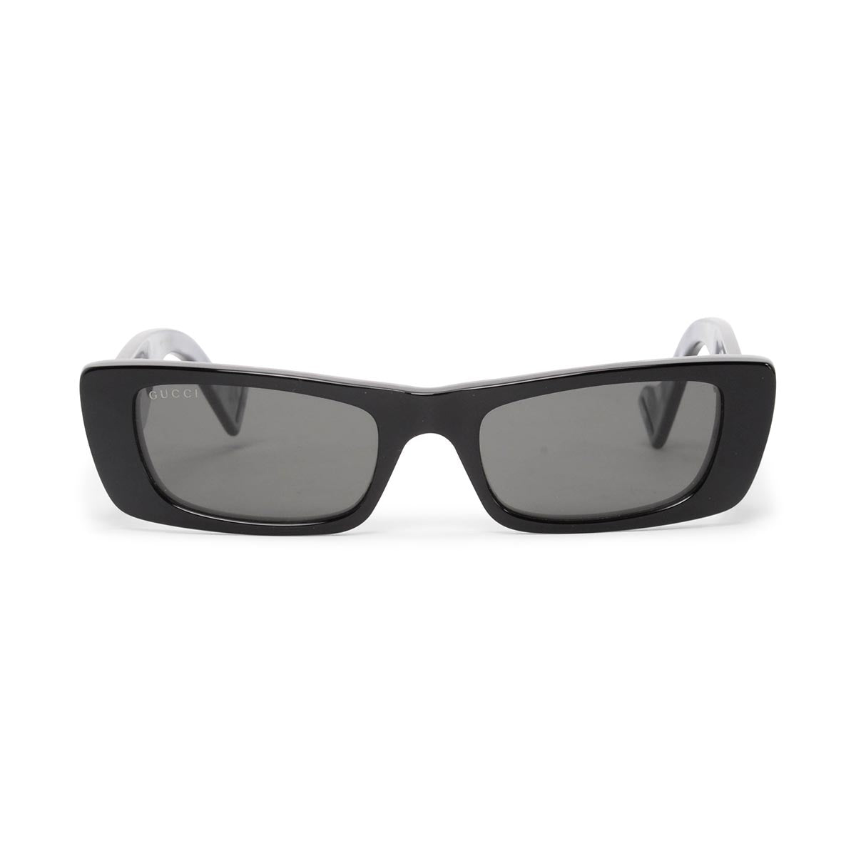 Gucci Black Rectangular Sunglasses