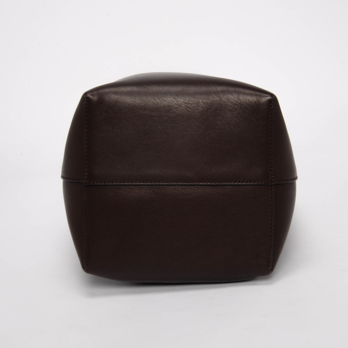 The Row Chestnut Saddle Leather Medium NS Park Tote