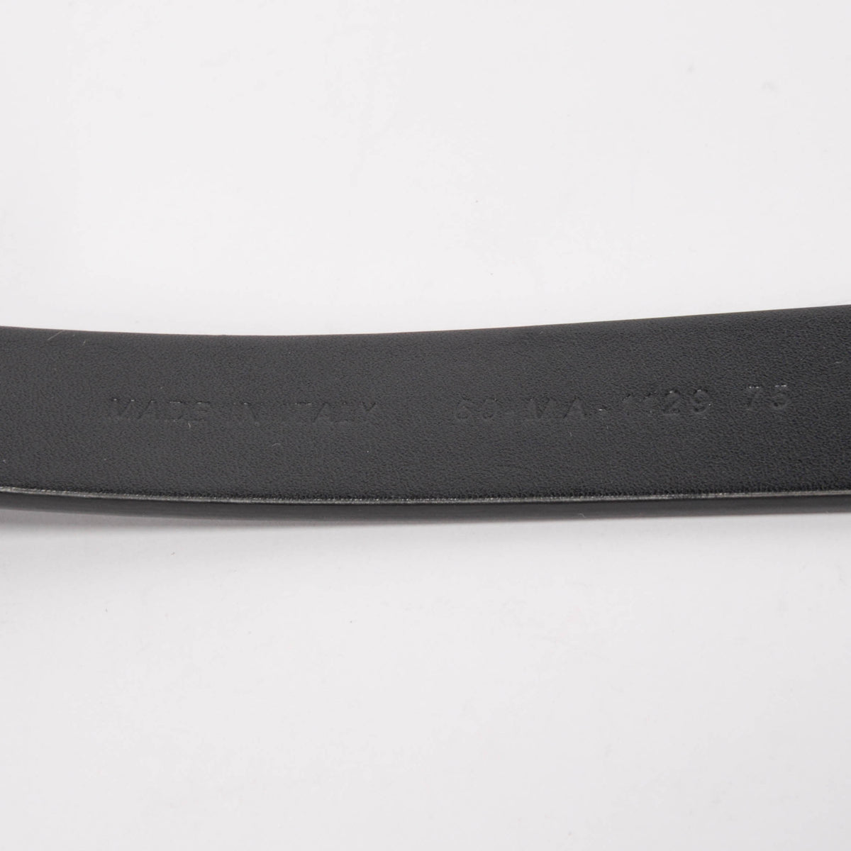 Dior Black Ultrasoft Calfskin Saddle Belt