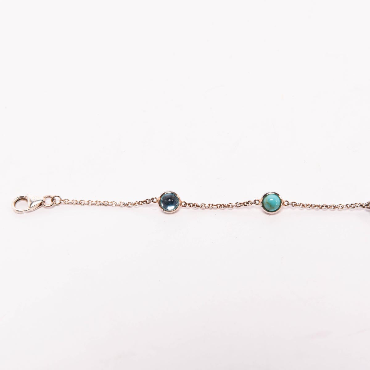 Gucci Sterling Silver, MOP & Topaz GG Marmont Bracelet