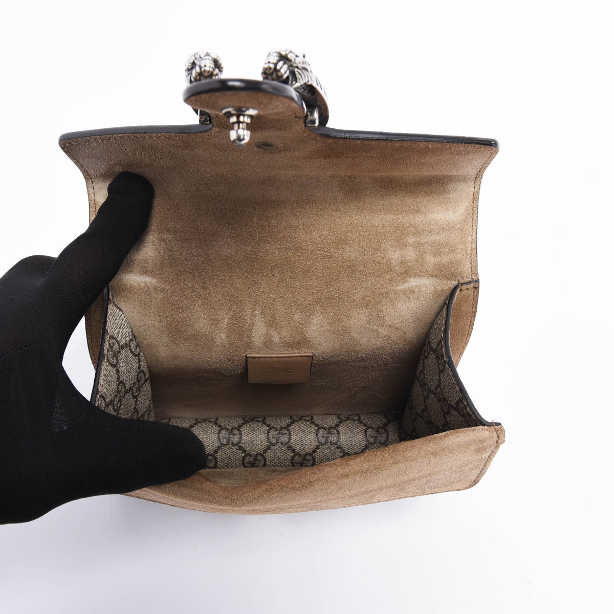 Gucci Beige GG Supreme Mini Dionysus Bag