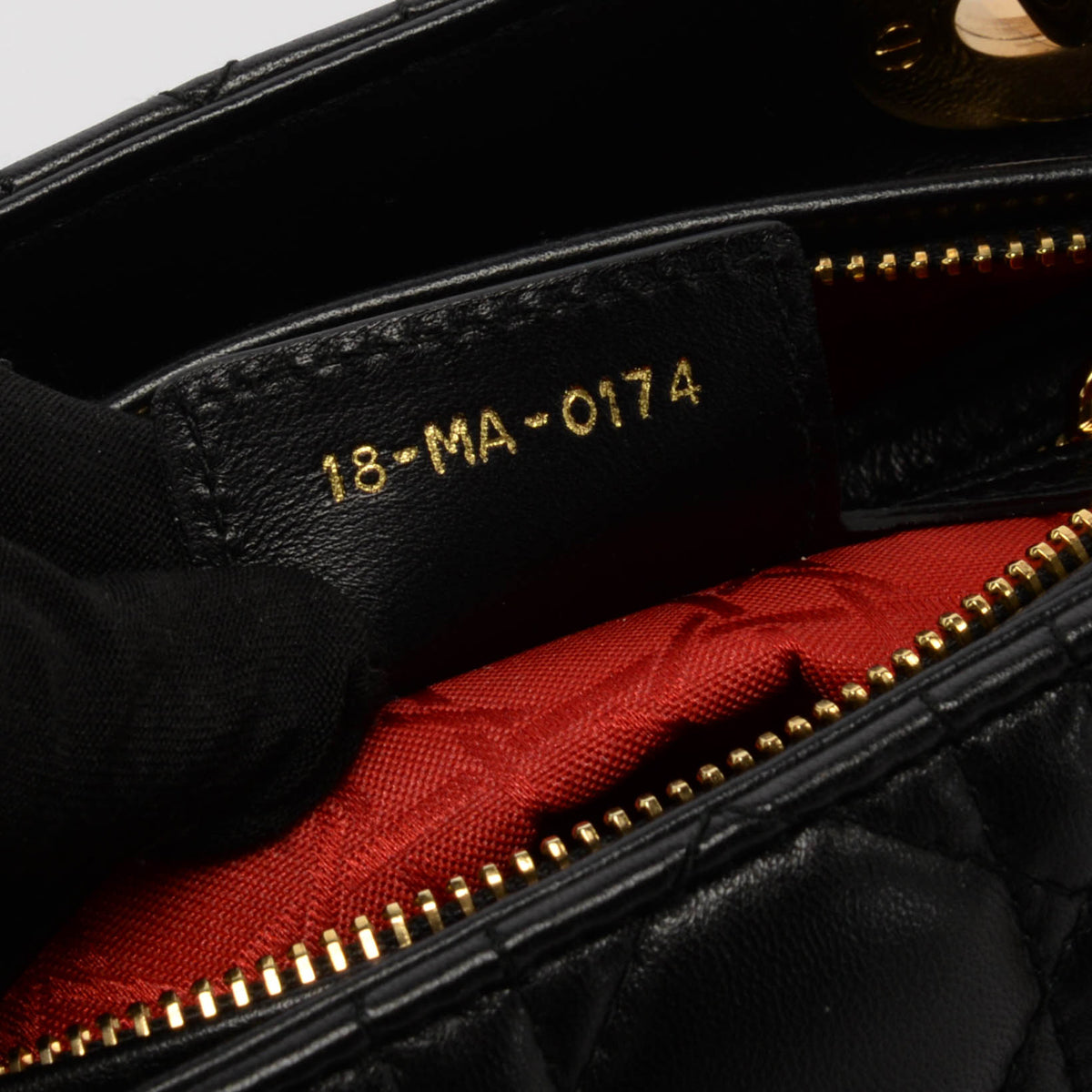 Dior Black Cannage Lambskin Medium Lady Dior Bag