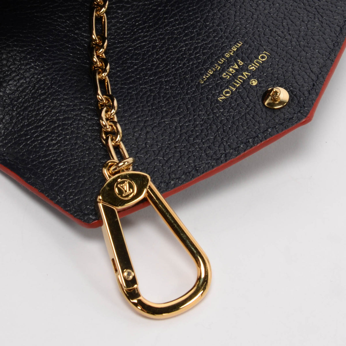 Louis Vuitton Marine Rouge Monogram Empreinte Pochette Clefs Key Case
