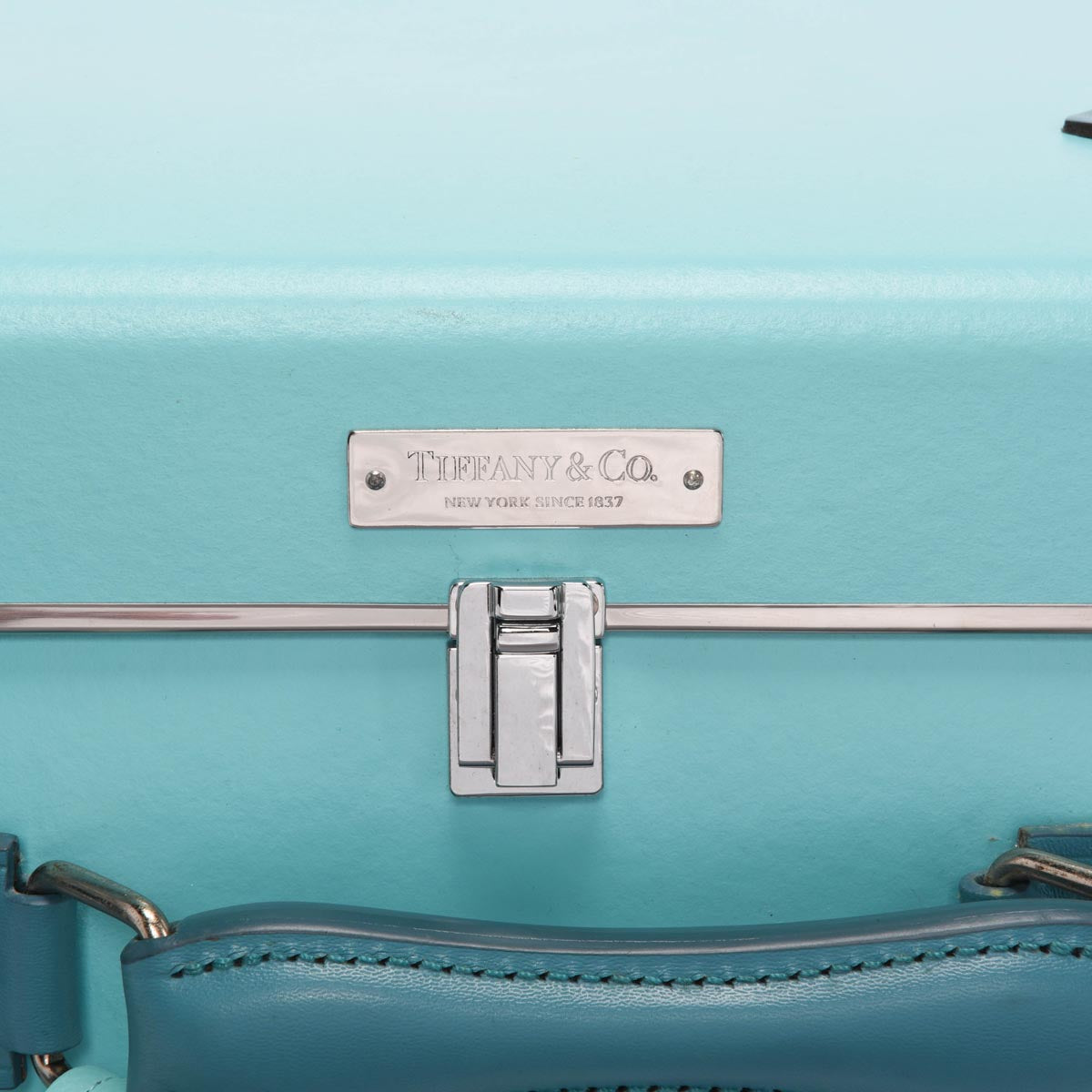 Tiffany & Co x Globe Trotter Tiffany Blue Rolling Luggage