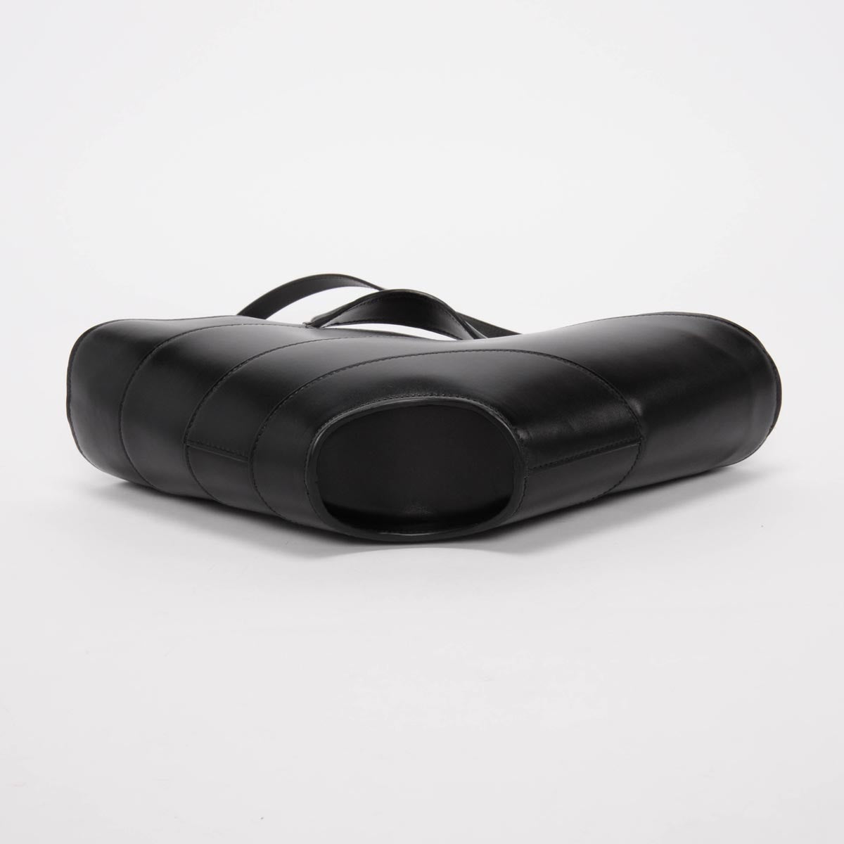 Alaia Black Smooth Calfskin Khaima Small Tote Bag