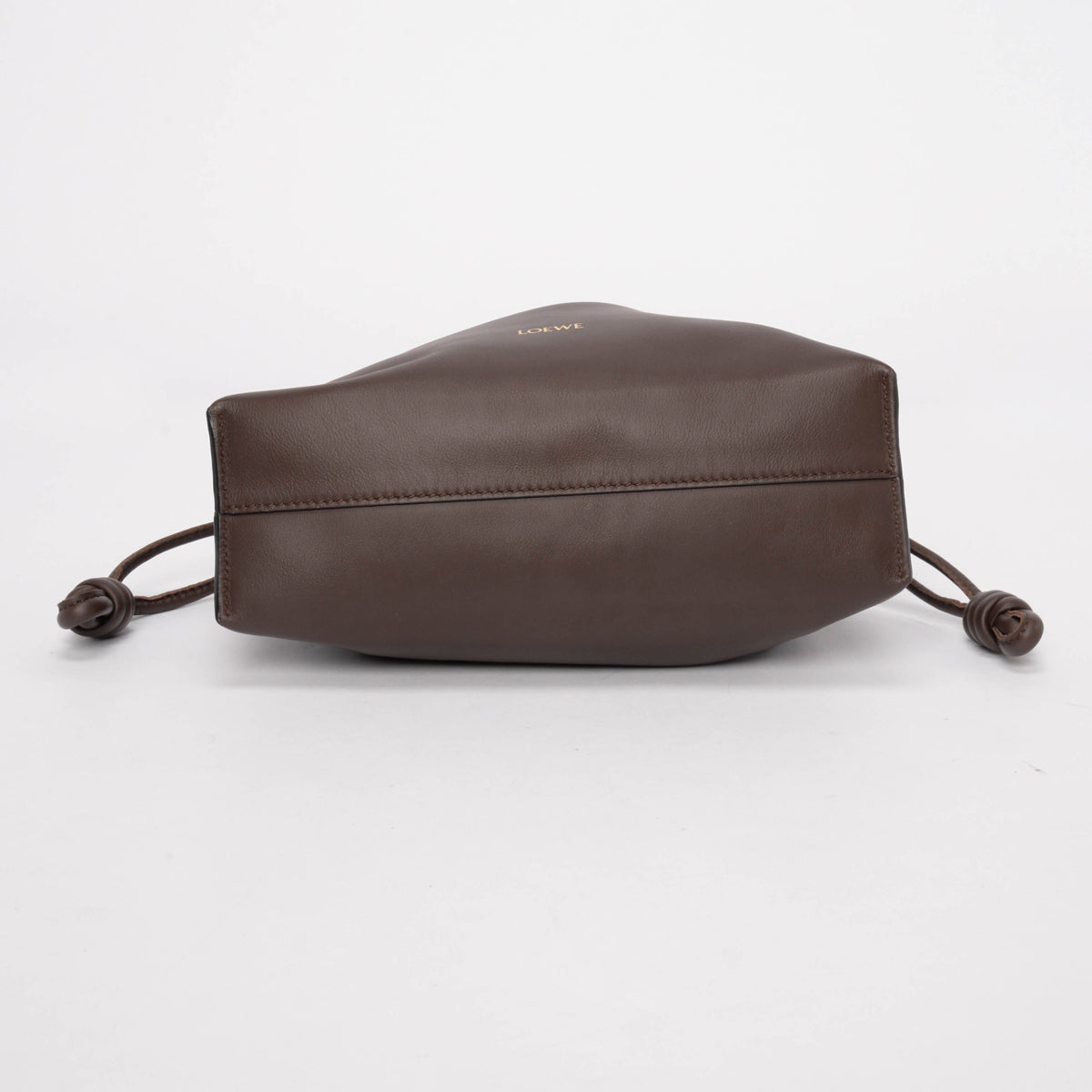 Loewe Chocolate Nappa Calfskin Mini Flamenco Bag