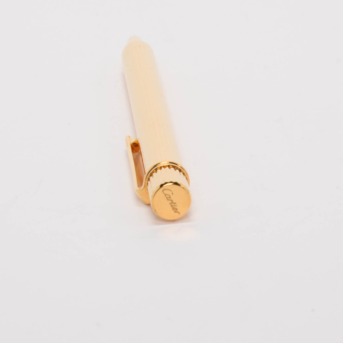 Cartier Gold Plated Stylo Bille Must ll Pen