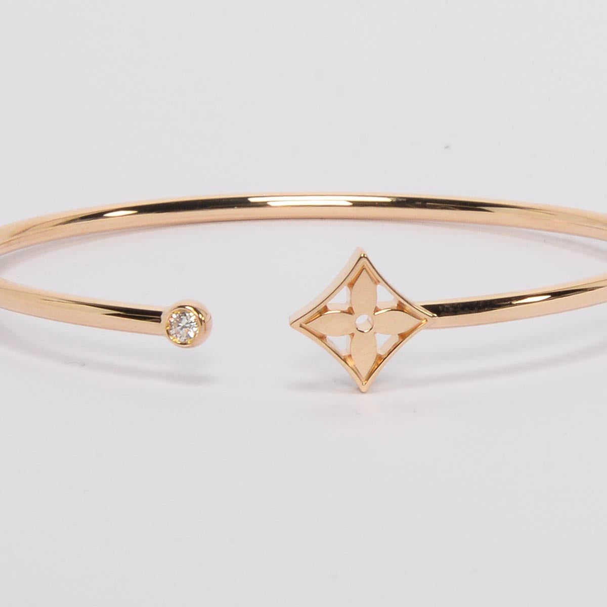 Louis Vuitton Yellow Gold & Diamond Idylle Blossom Twist Bracelet