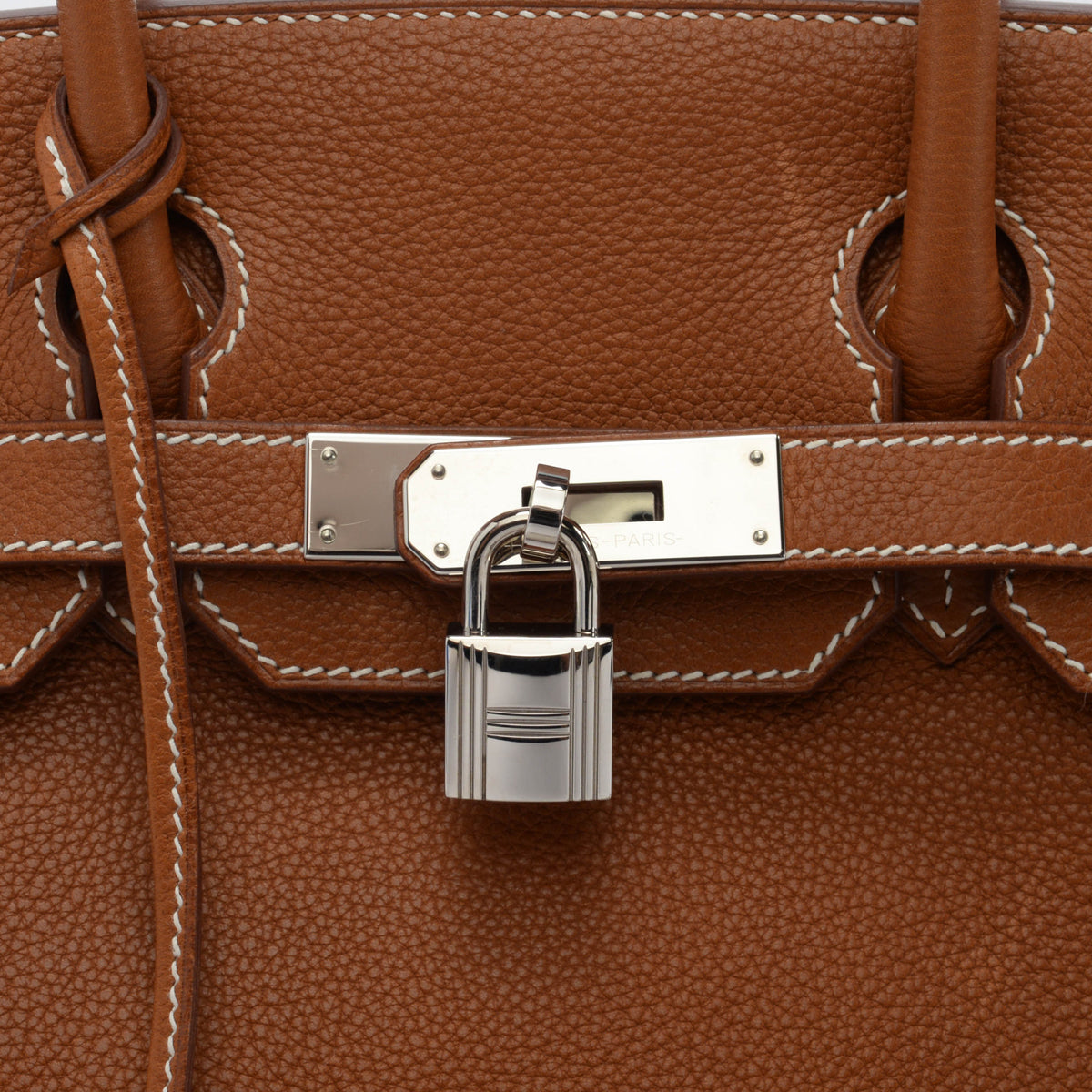 Hermes Fauve Barenia Faubourg Birkin 30 PHW