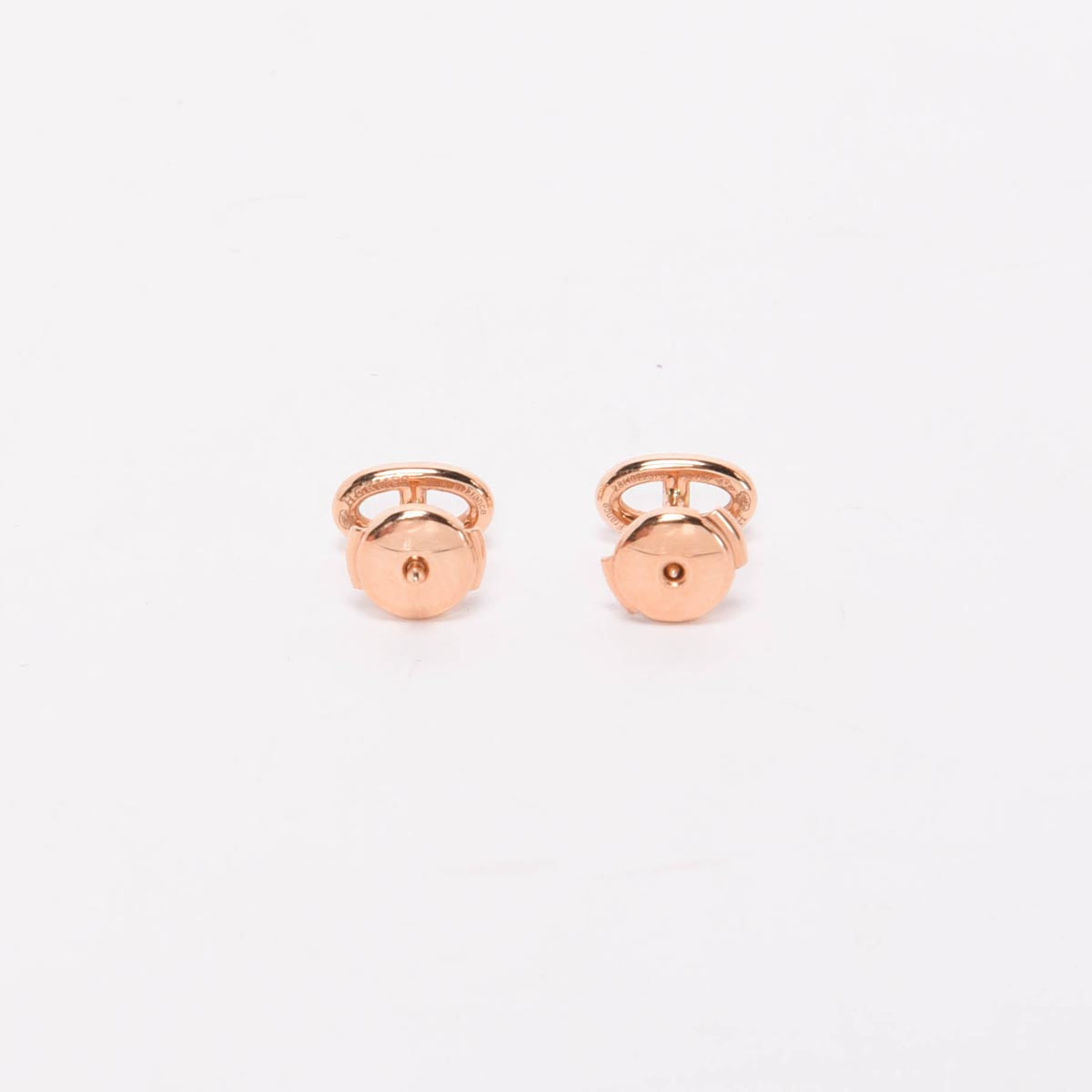 Hermes 18k Rose Gold Very Small Model Farandole Earrings