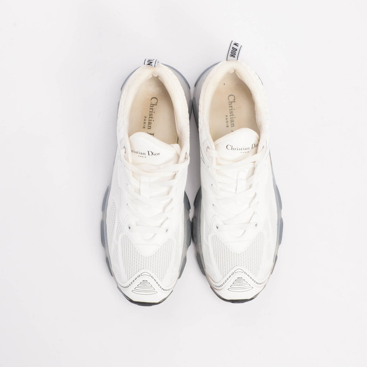 Dior White Mesh Dior Vibe Sneakers 41