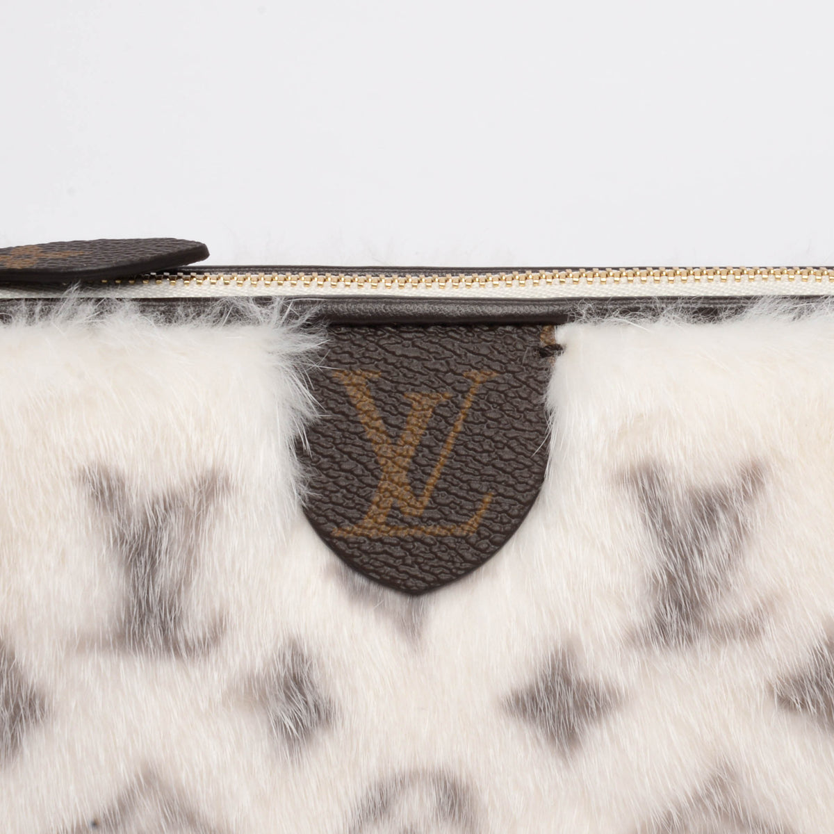 Louis Vuitton White Monogram Mink Neo Pochette Milla Mini Bag
