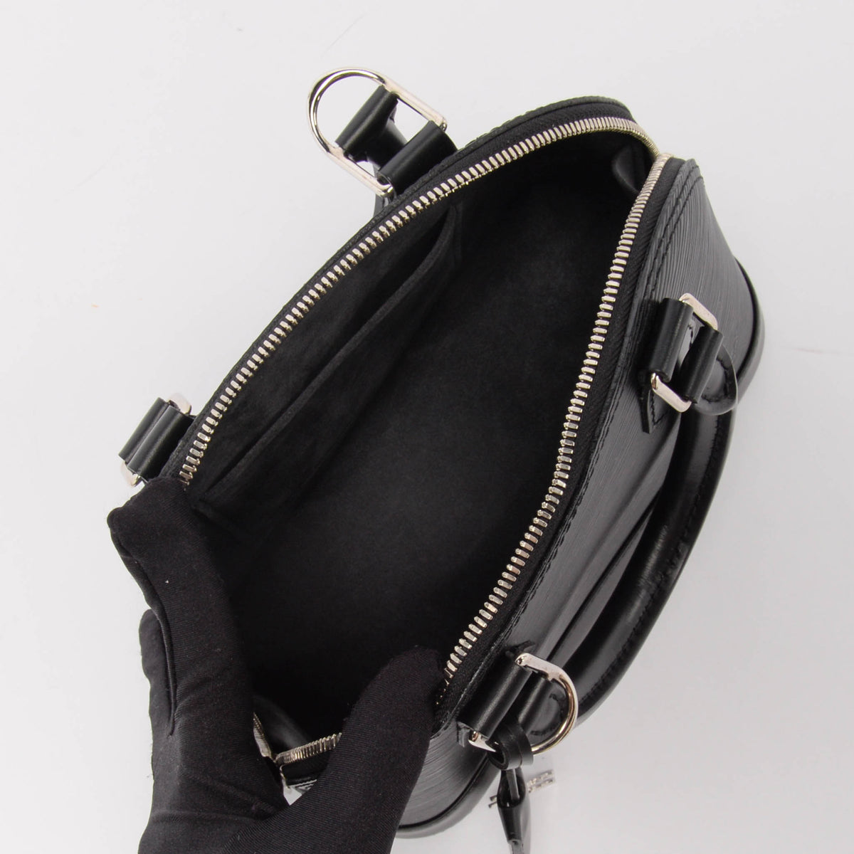 Louis Vuitton Black Epi Leather Alma BB