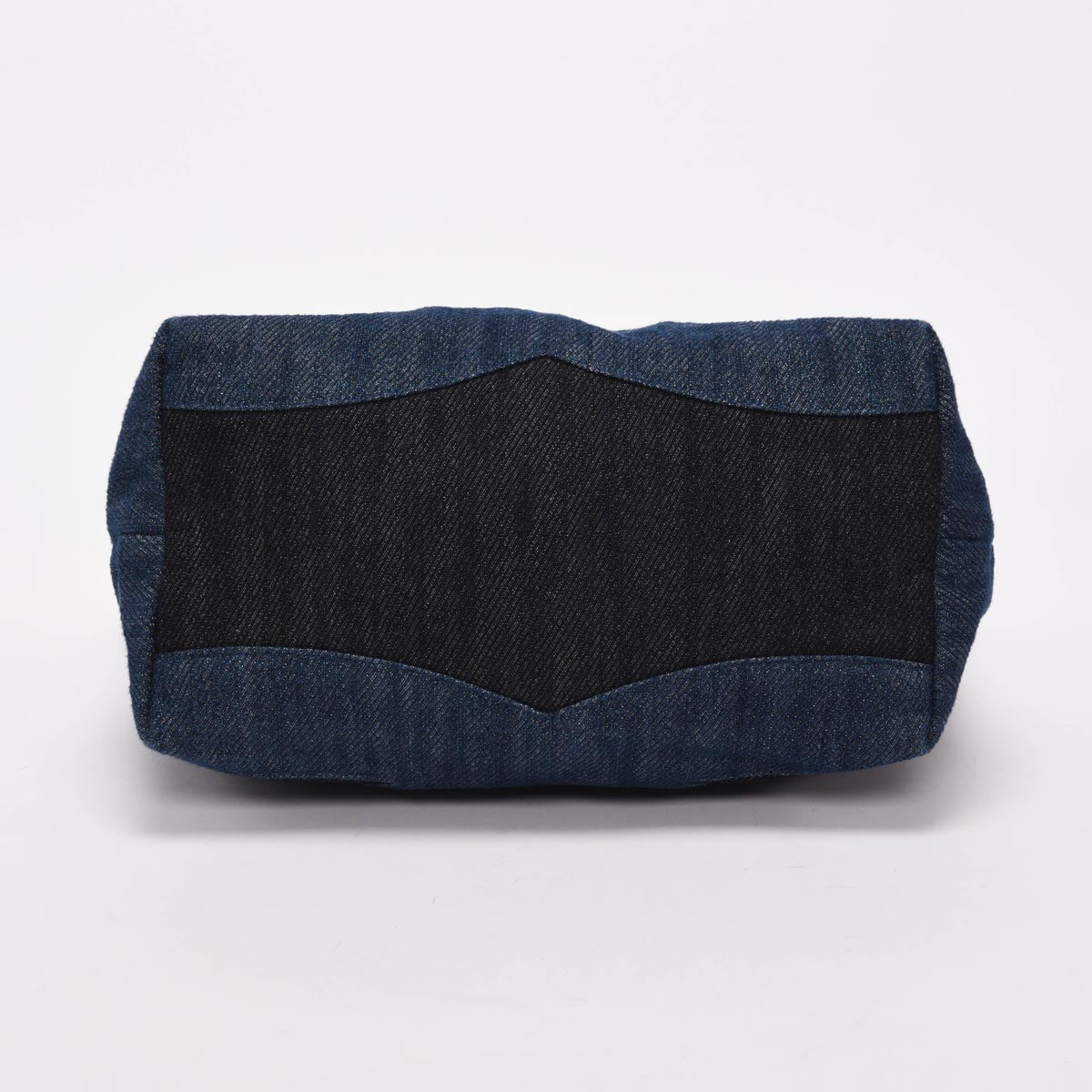 Chanel Two Tone Denim Large CC Shopping Tote