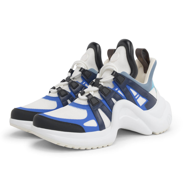 Louis Vuitton Blue Technical Mesh Archlight Sneakers 42