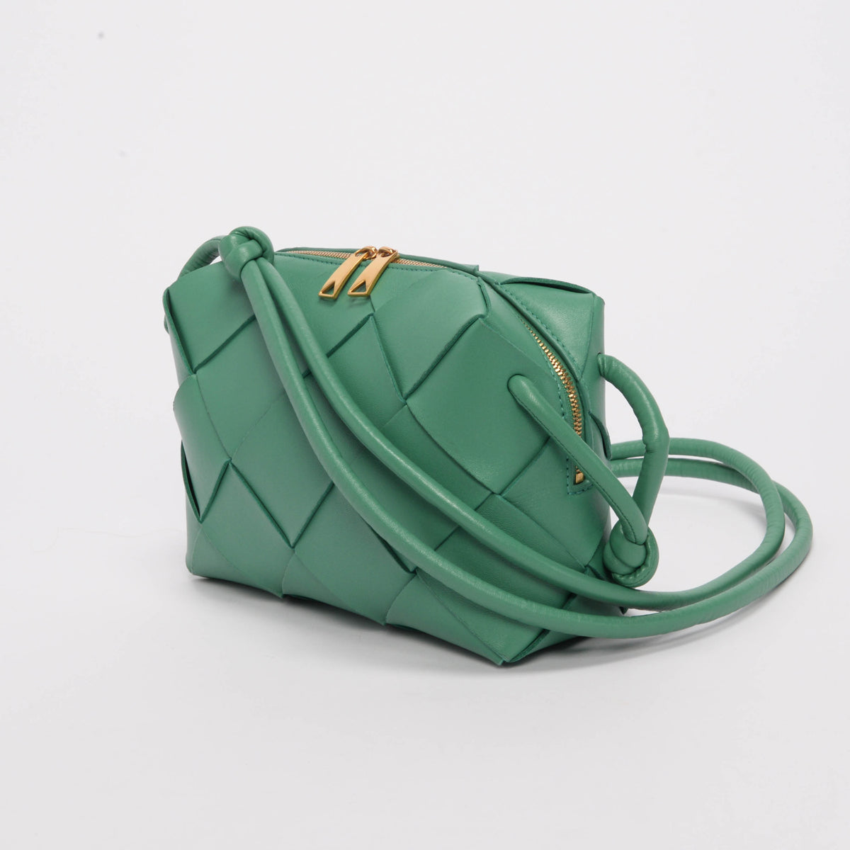 Bottega Veneta Mermaid Maxi Intreccio Small Cassette Camera Bag