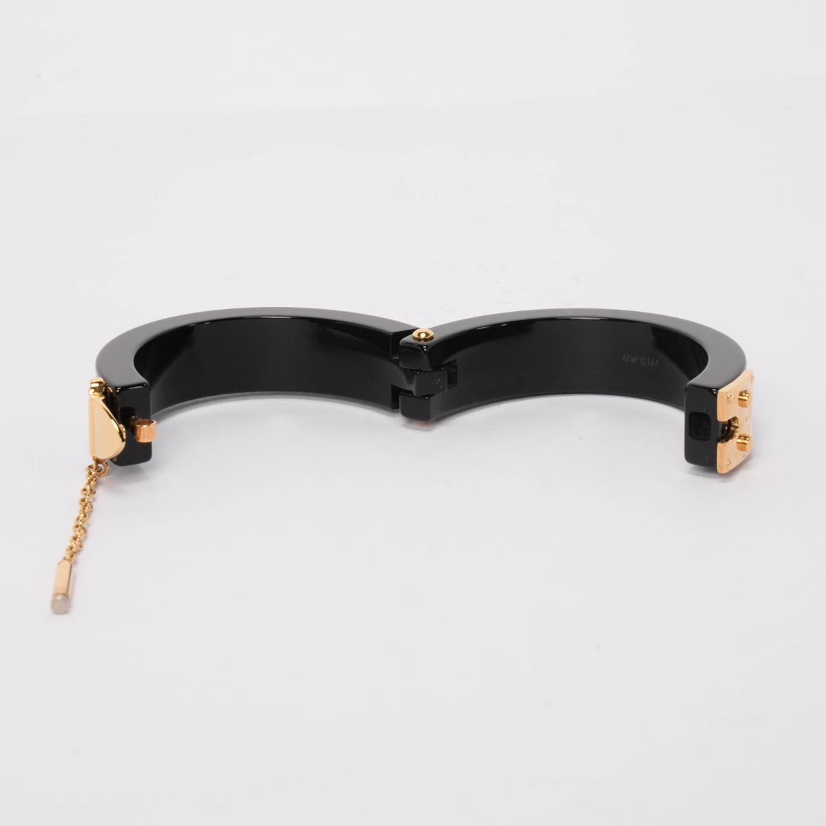 Louis Vuitton Black Resin Lock Me Bracelet