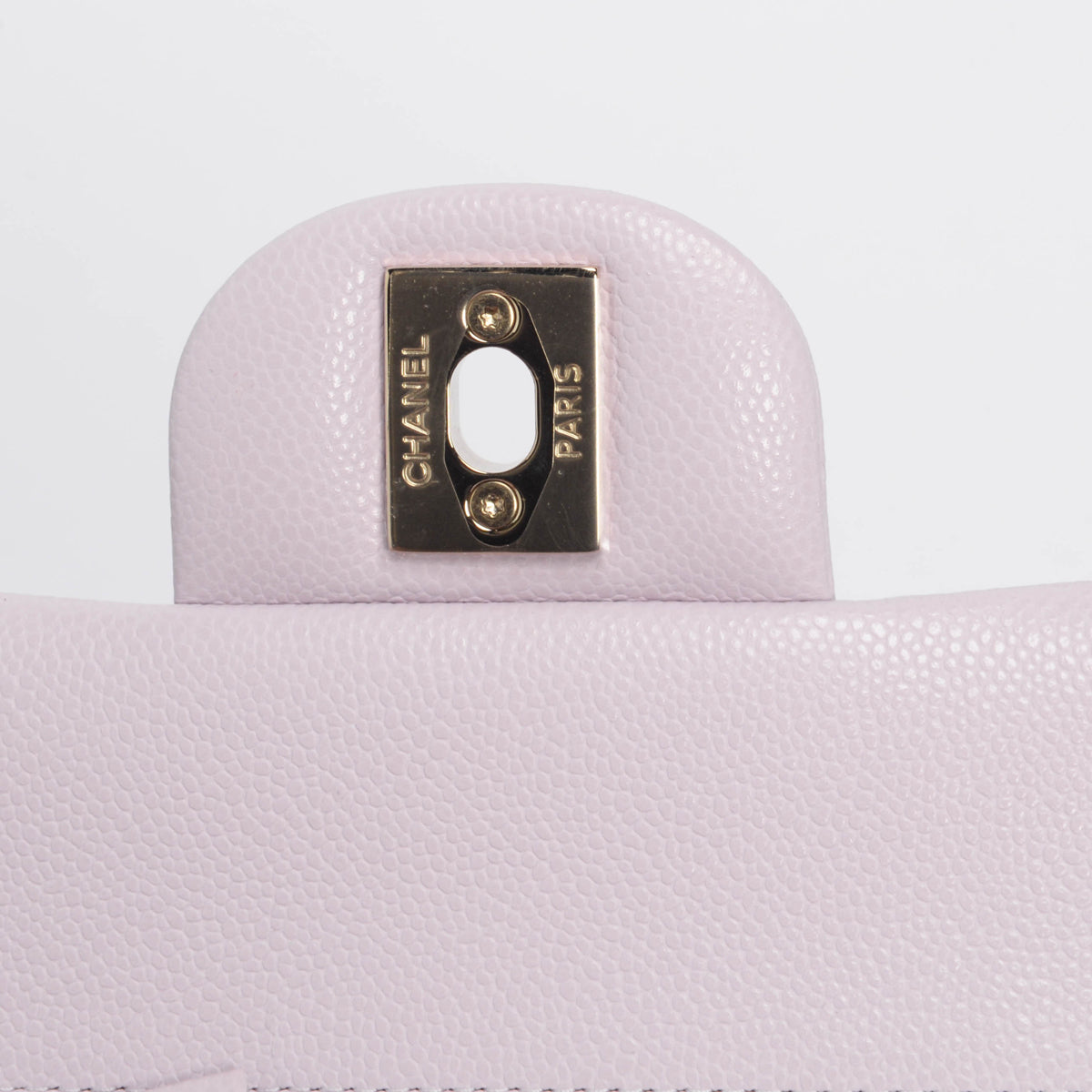 Chanel Lilac Quilted Caviar Small Classic Flap Bag