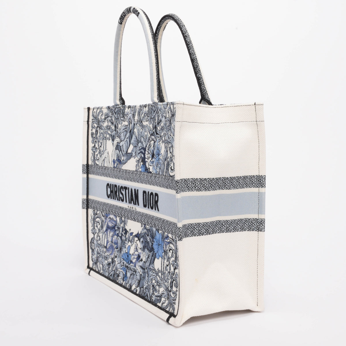 Dior Blue Le Monde Limited Edition Large Book Tote