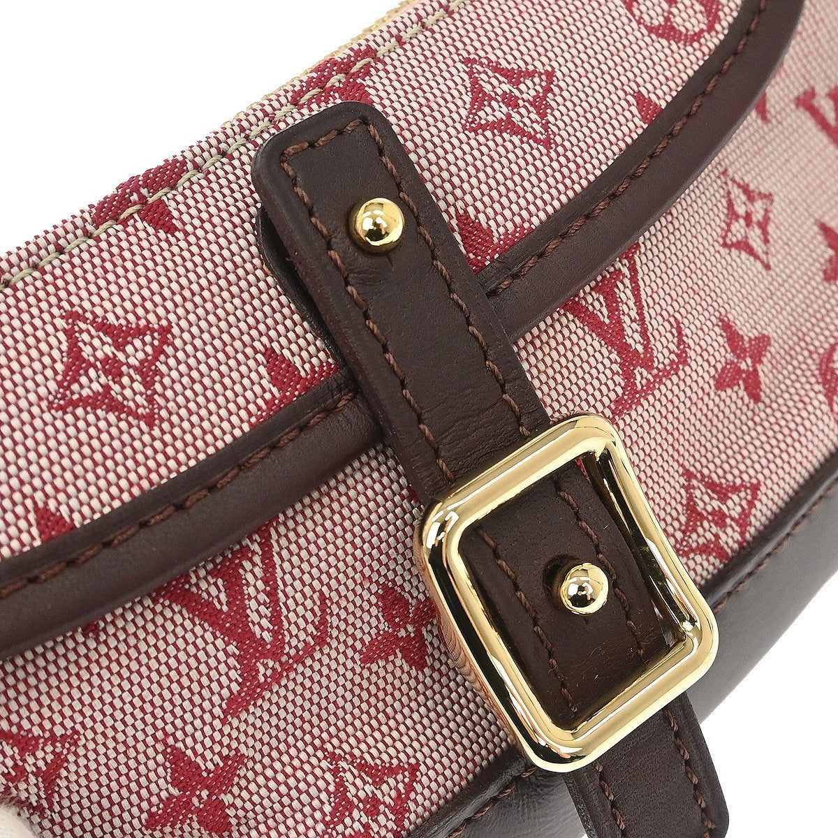 Louis Vuitton Cherry Mini Lin Canvas Anne Sophie Clutch