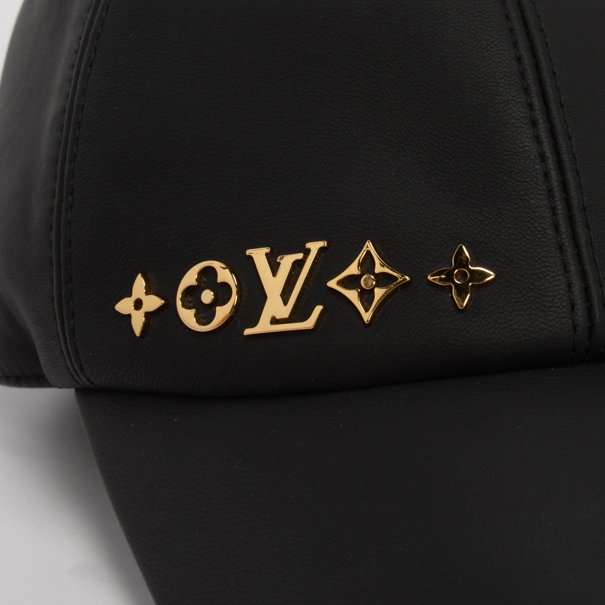 Louis Vuitton Black Leather Cruiser Cap