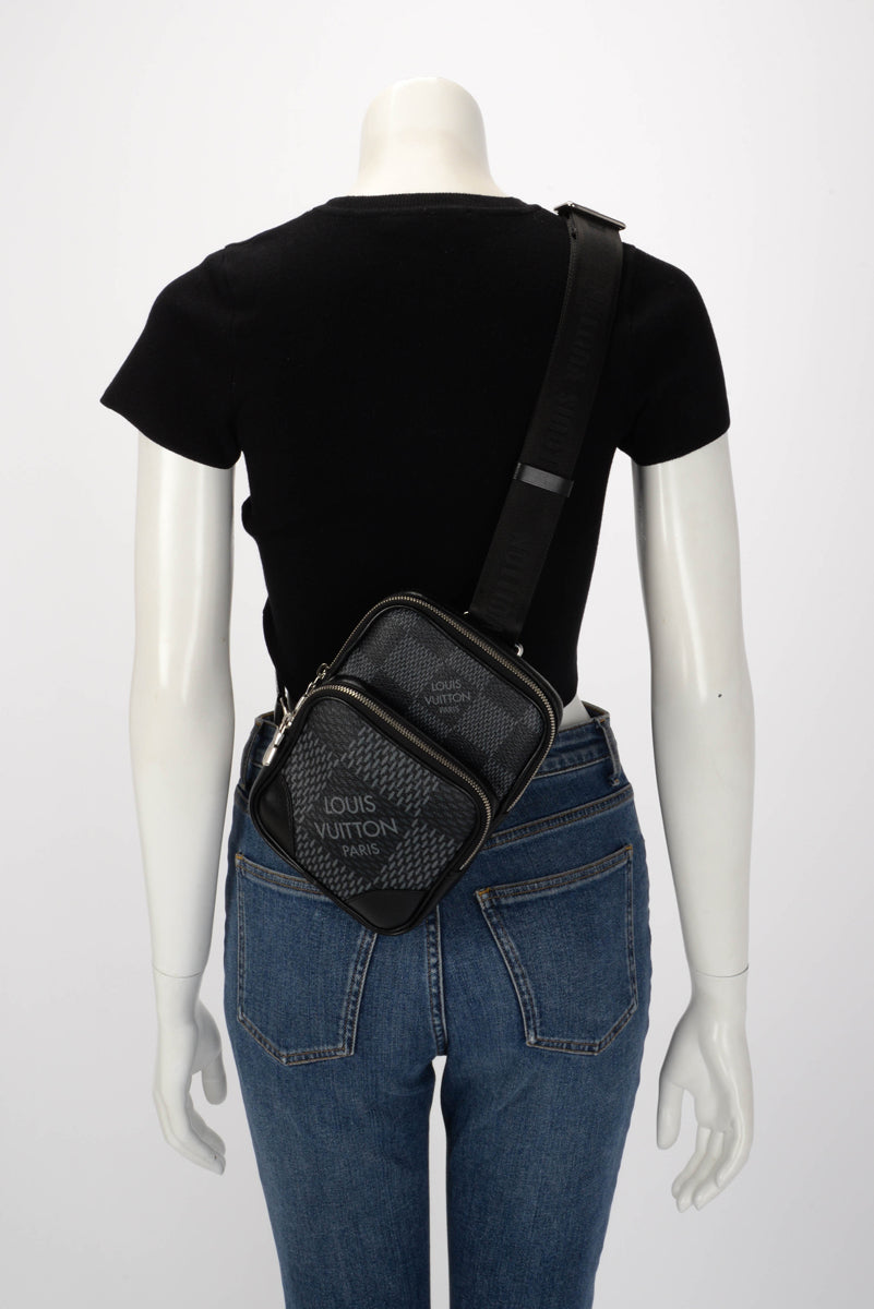 Louis Vuitton Damier Graphite Amazone 3D Sling Bag