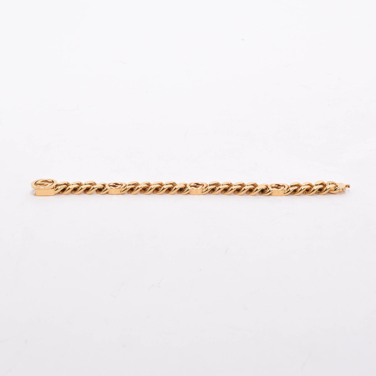 Gucci Gold Interlocking G Chain-Link Bracelet