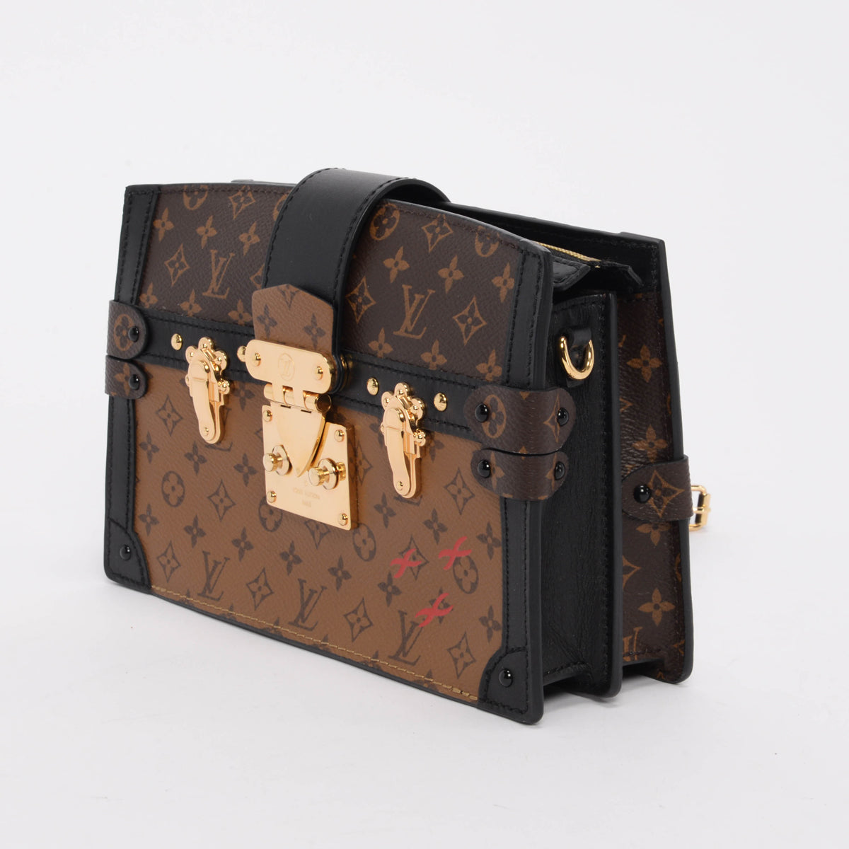 Louis Vuitton Reverse Monogram Trunk Clutch