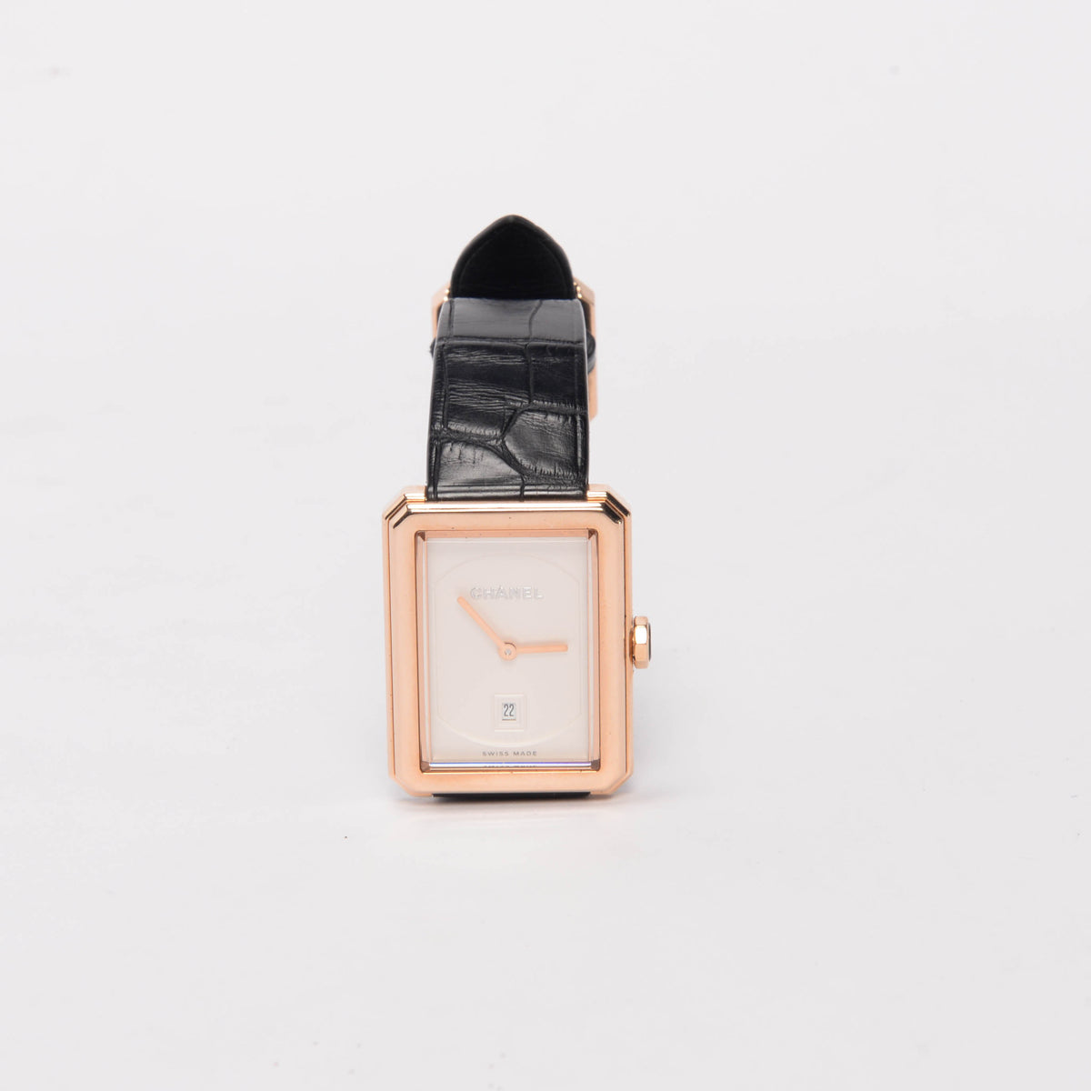Chanel 18k Beige Gold Medium Boy.Friend Watch