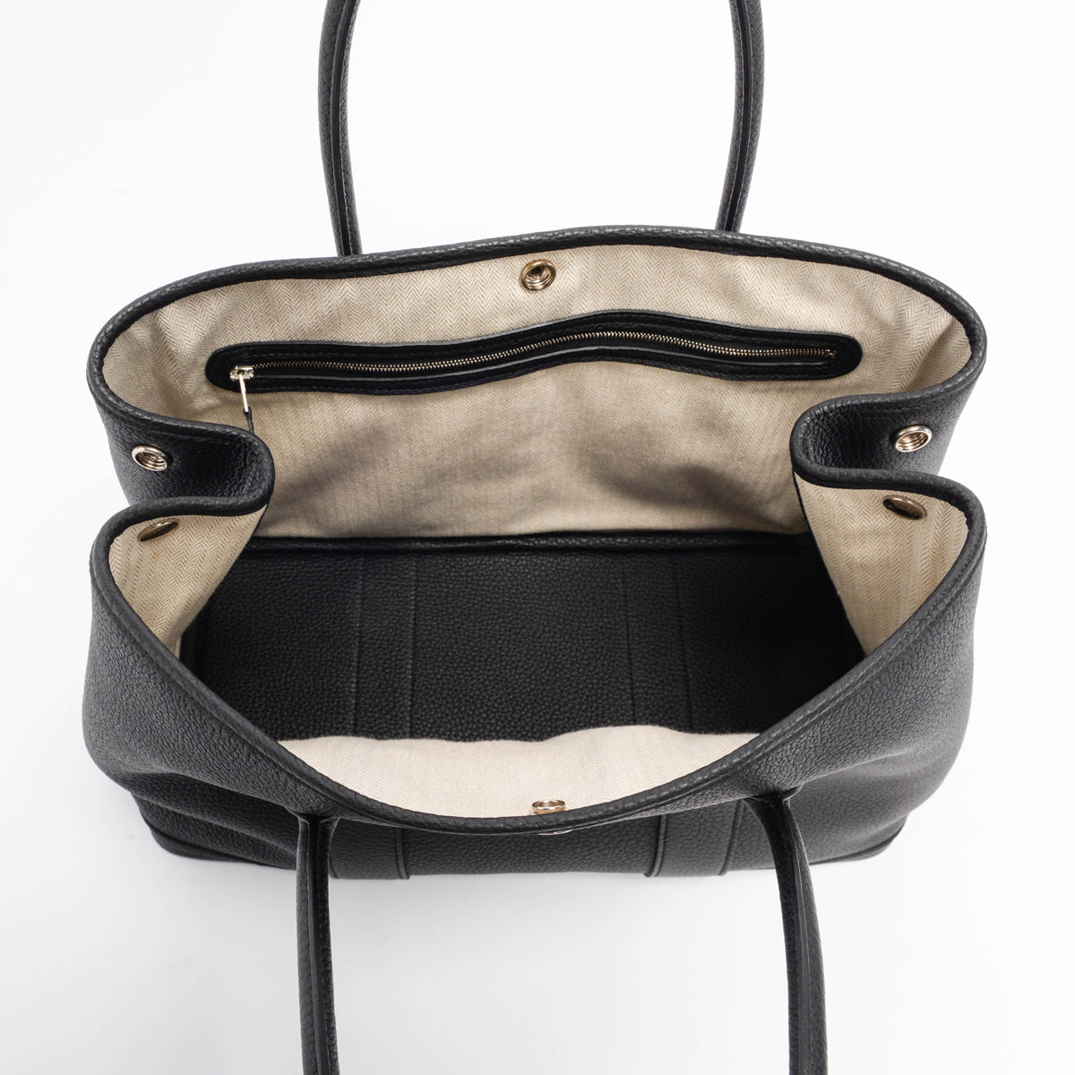 Hermes Black Negonda Garden Party 36 Tote