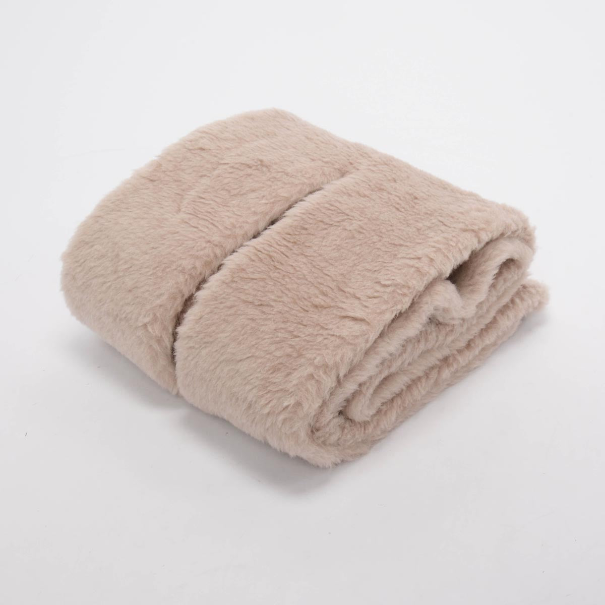 Max Mara Beige Alpaca Wrap Shawl