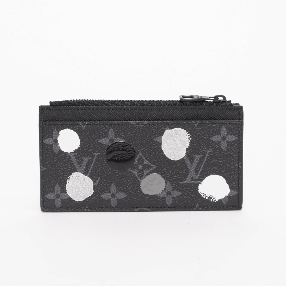 Louis Vuitton x Yayoi Kusama Black Monogram Coin & Card Holder