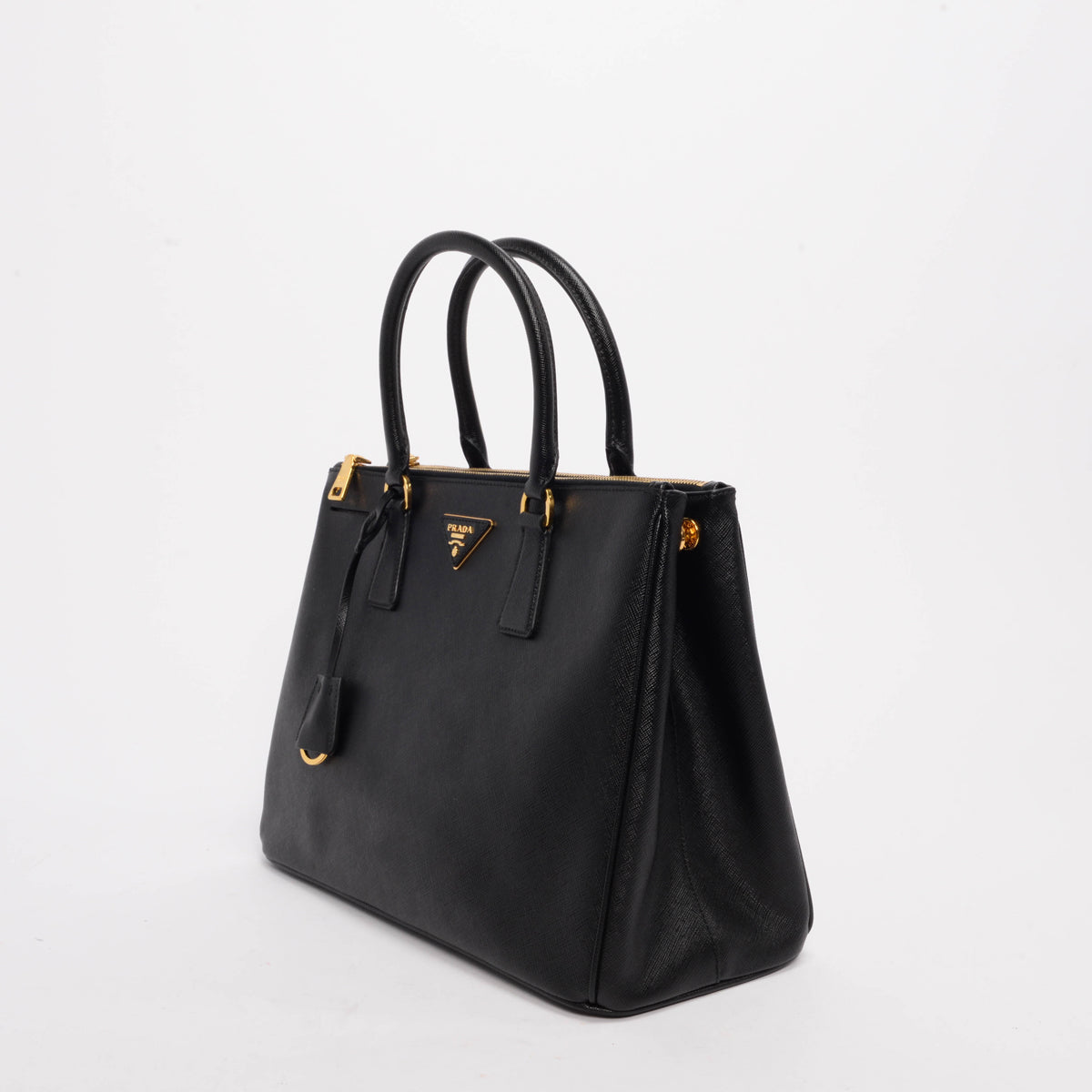 Prada Black Saffiano Medium Galleria Tote