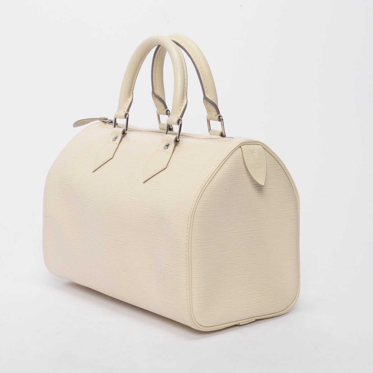 Louis Vuitton White Epi Leather Speedy 30