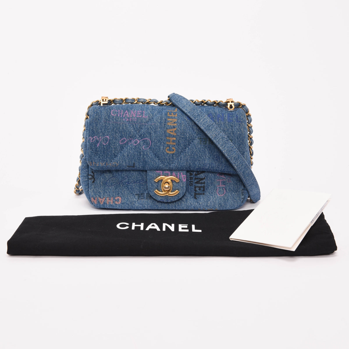 Chanel Blue Denim Mood Mini Flap Bag