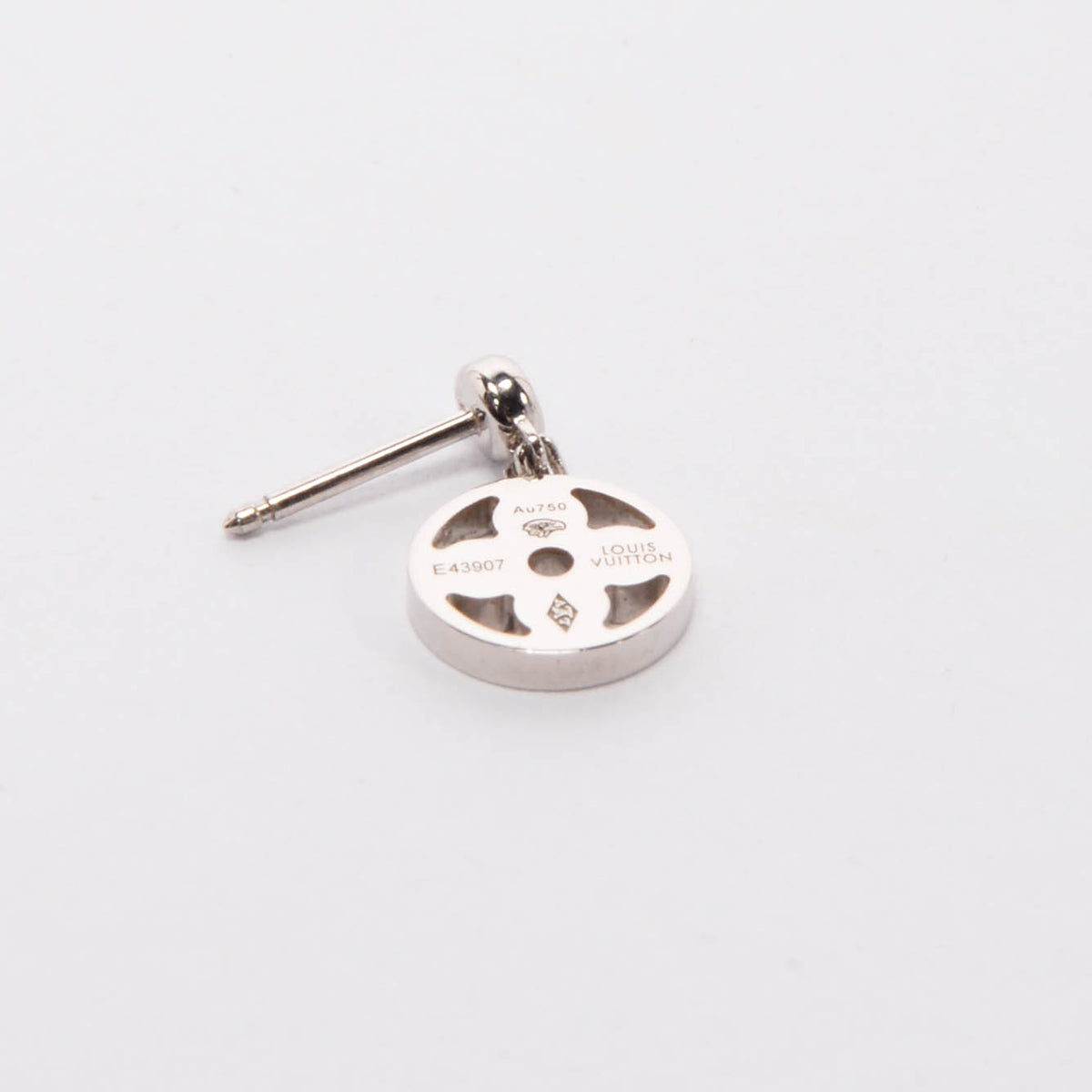 Louis Vuitton 18k White Gold & Diamond Idylle Blossom Ear Studs