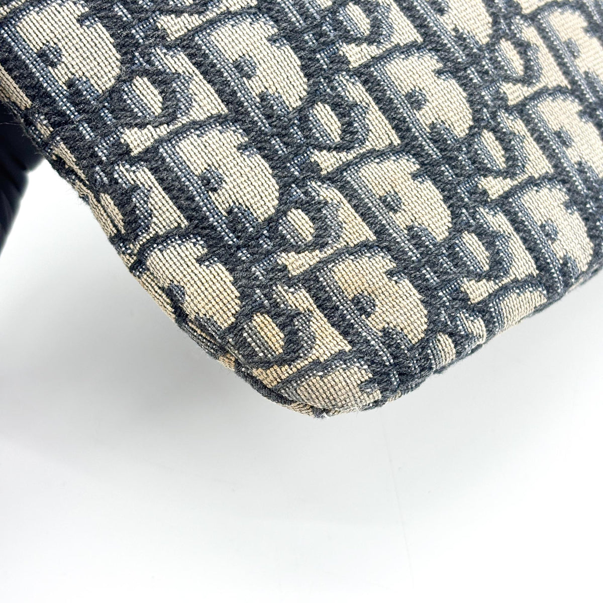 Dior Navy Oblique Canvas Pouch