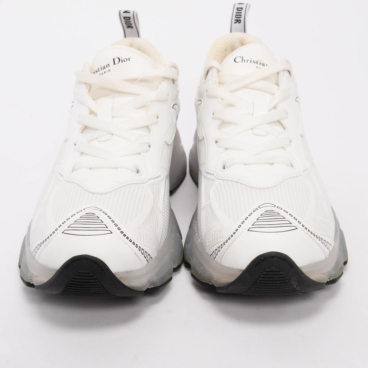 Dior White Mesh Dior Vibe Sneakers 41