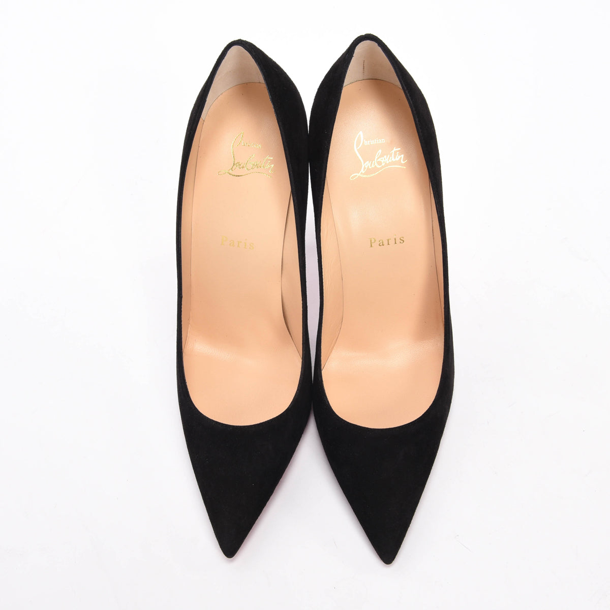 Christian Louboutin Black Suede Kate Pumps 40.5
