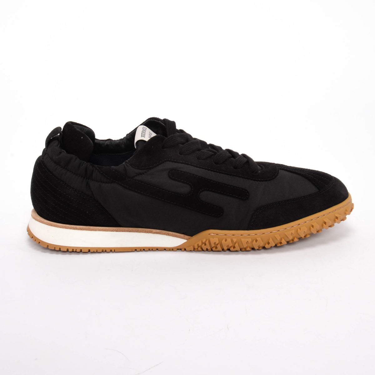 Hermes Black Nylon & Suede Jet Sneakers 41
