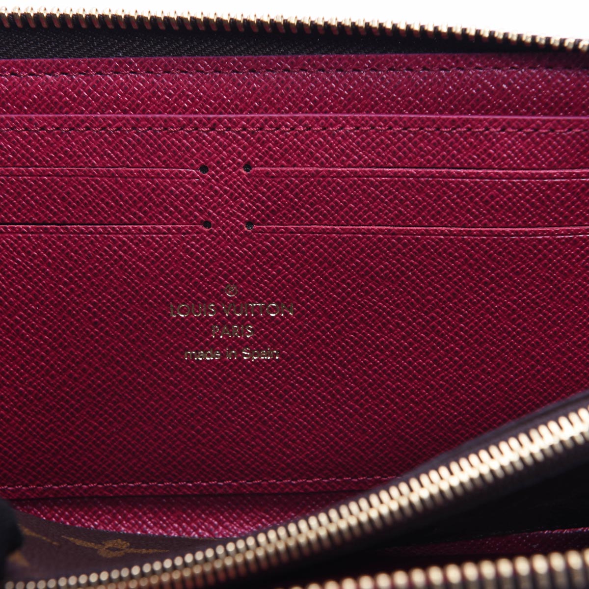 Louis Vuitton Fuchsia Monogram Canvas Clemence Wallet