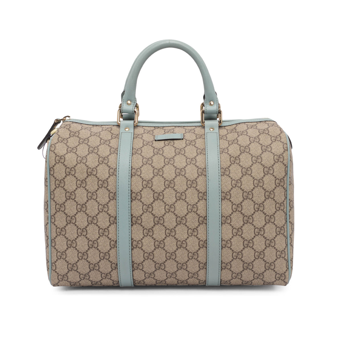 Gucci Light Blue GG Plus Monogram Joy Boston Bag