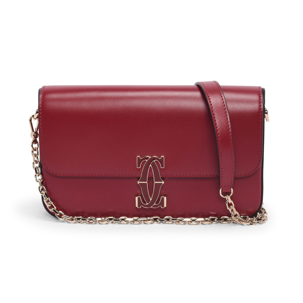 Cartier Cherry Red Calfskin C de Cartier Mini Bag