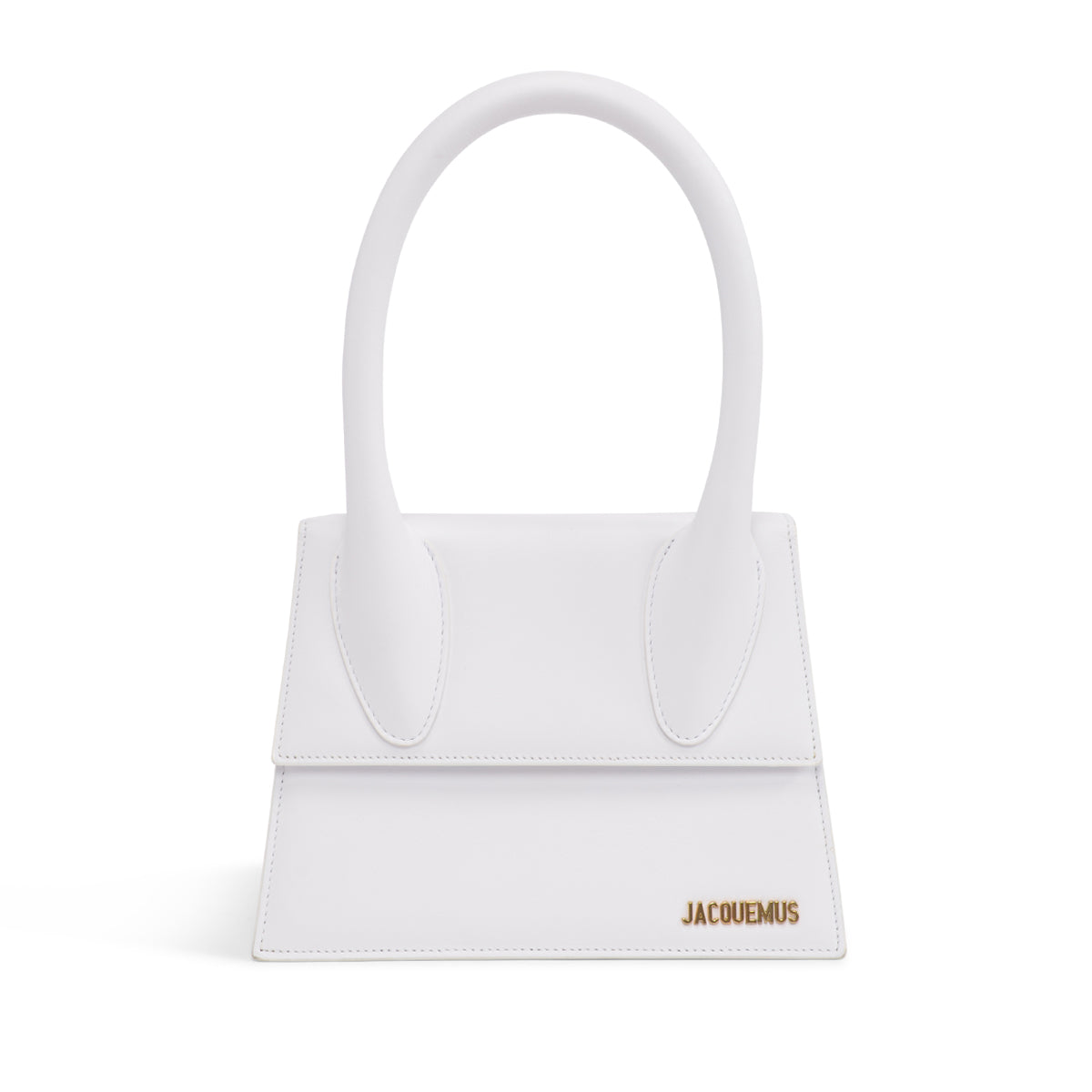 Jacquemus White Leather Le Grand Chiquito Bag