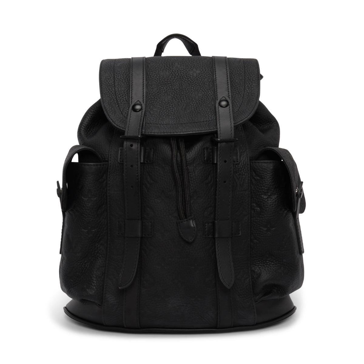 Louis Vuitton Black Monogram Taurillon Christopher PM Backpack