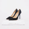 Jimmy Choo Blue & Black Glitter Ombre Romy Pumps 36 - Blue Spinach