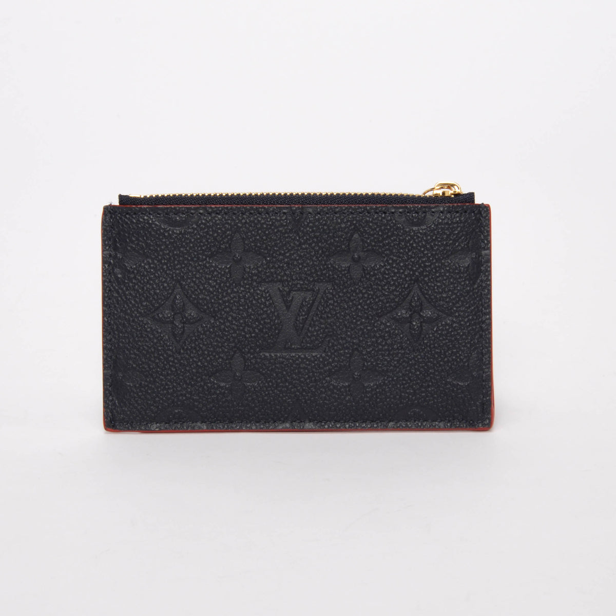 Louis Vuitton Marine Rouge Monogram Empreinte Blooming Flowers Card Holder